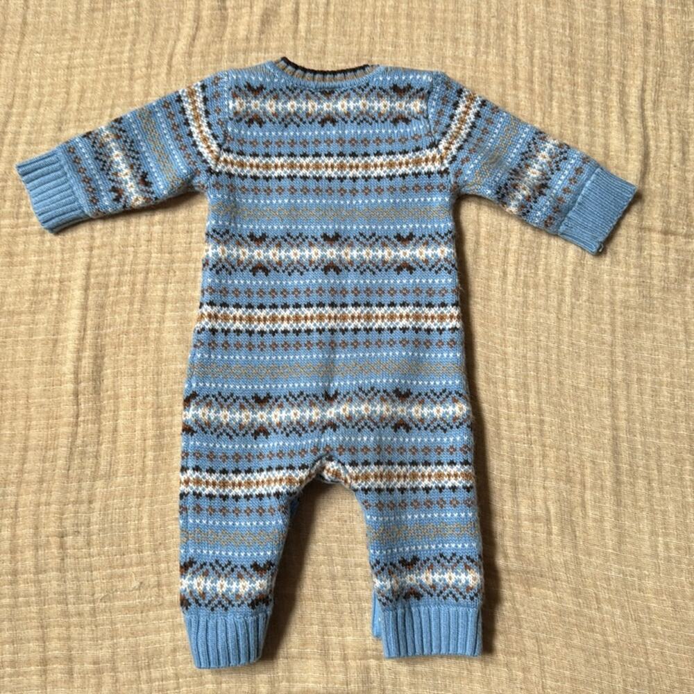 GAP fair isle sweater bodysuit - Picture 2 of 9